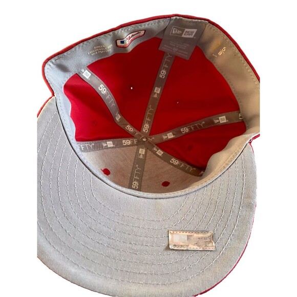 New Era Authentic Washington Nationals Baseball Fitted Hat 7 5/8 - Picture 4 of 5